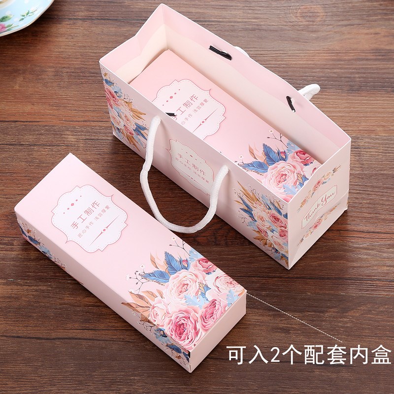 【雪花酥饼干包装盒】牛轧糖绿豆糕 曲奇礼品盒 烘焙包装纸盒 手提袋