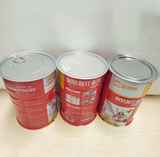 宜春市食品铁罐厂家江西食品铁罐定制 易撕盖生产厂家
