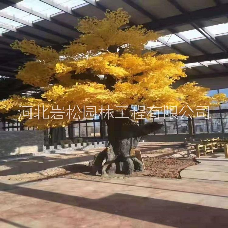 河北省 塑树制作 混凝土塑树 河北岩松园林工程有限公司