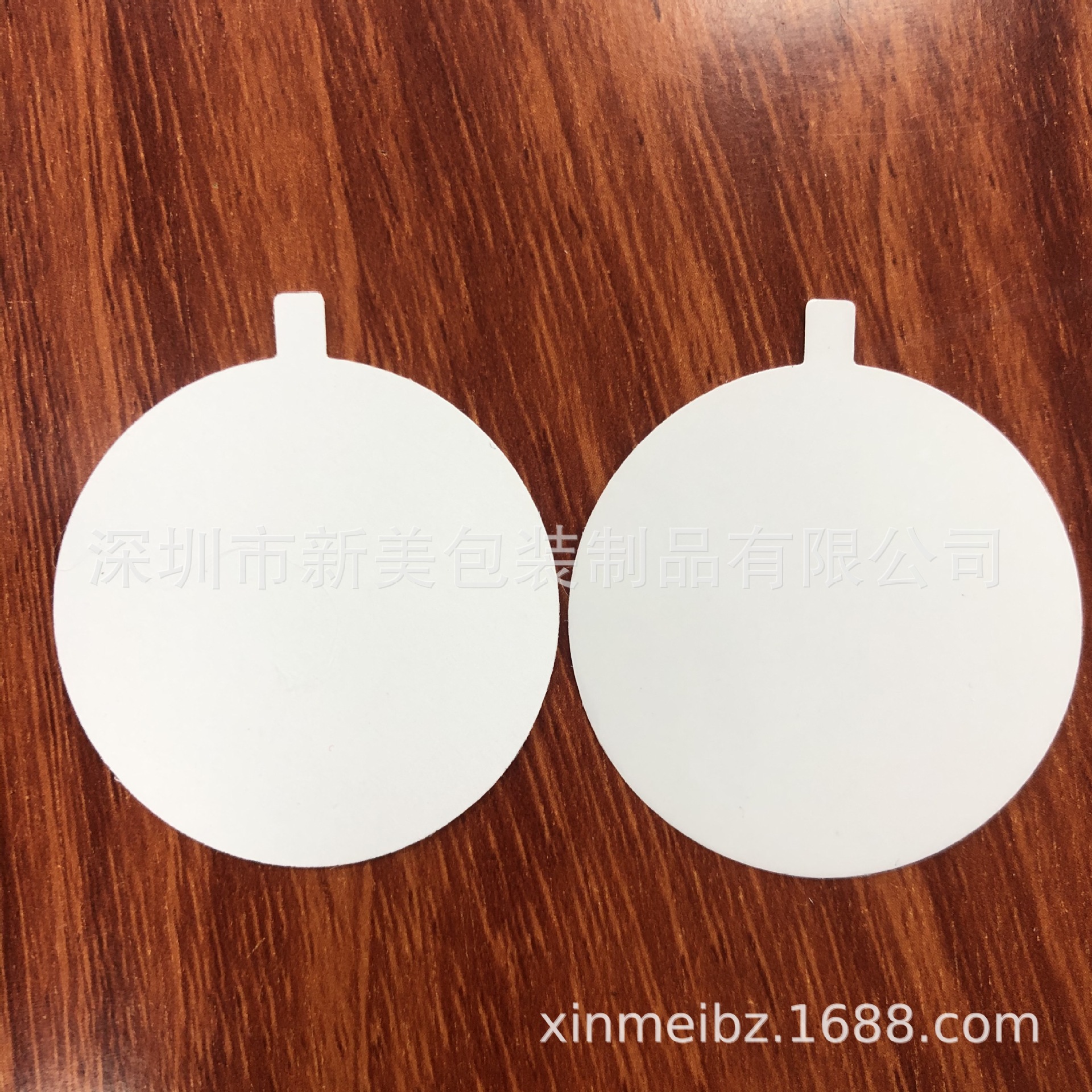 工厂定制透明PET圆片保护膜 各种不规则形 透明PE PVC静电膜保护膜图片