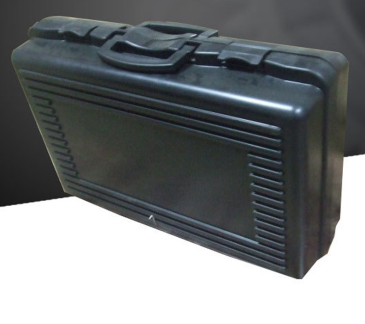 生产供应 带盖塑料箱 特大号黑色工具箱 LF-1209