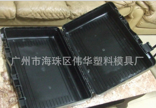 生产供应 带盖塑料箱 特大号黑色工具箱 LF-1209