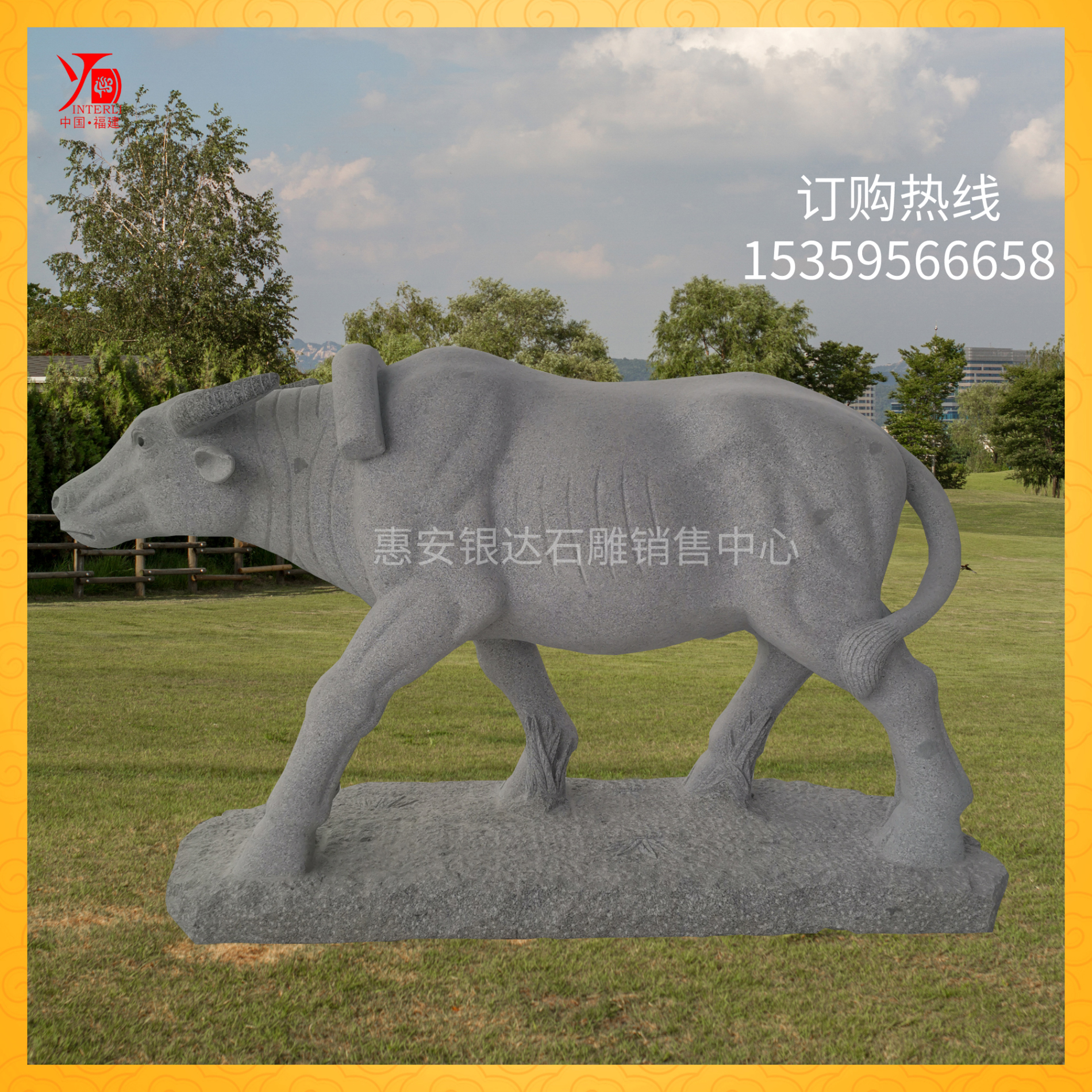 石材牛雕刻厂家-价格-供应商 石材牛雕刻图片