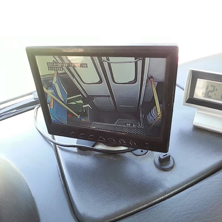 加尼鹰车载7寸显示器两路视频切换倒车影像RCA/航空头接口可选