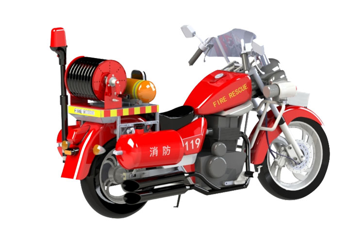 街道专用二轮消防摩托车 街道专用两轮消防摩托车