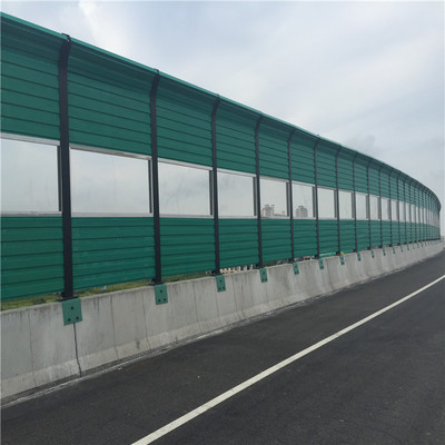 甘肃高速公路声屏障厂房隔音墙工地隔音板厂家可安装  降噪隔音声屏障图片