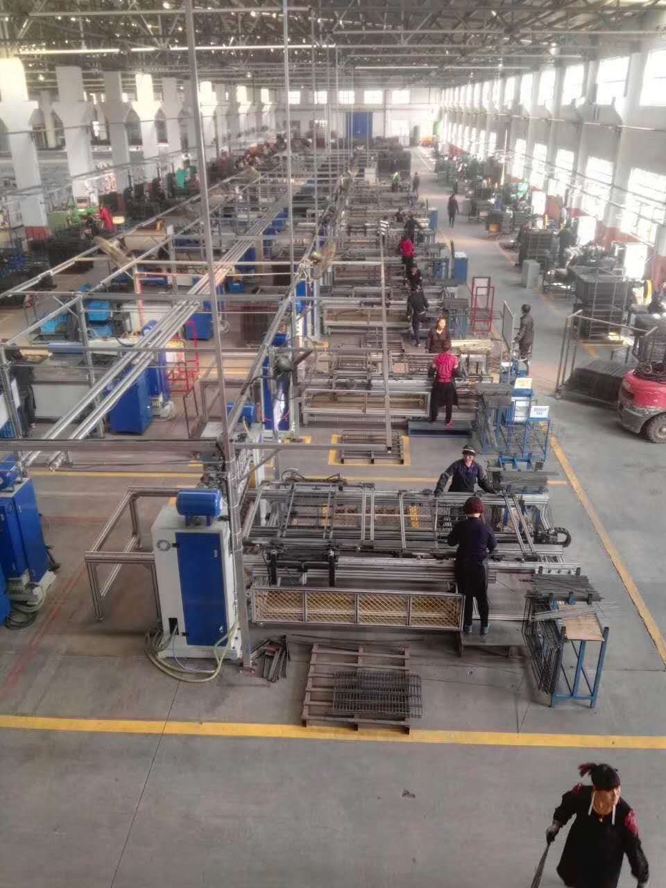上海货架钢层板加强筋龙门点焊机厂