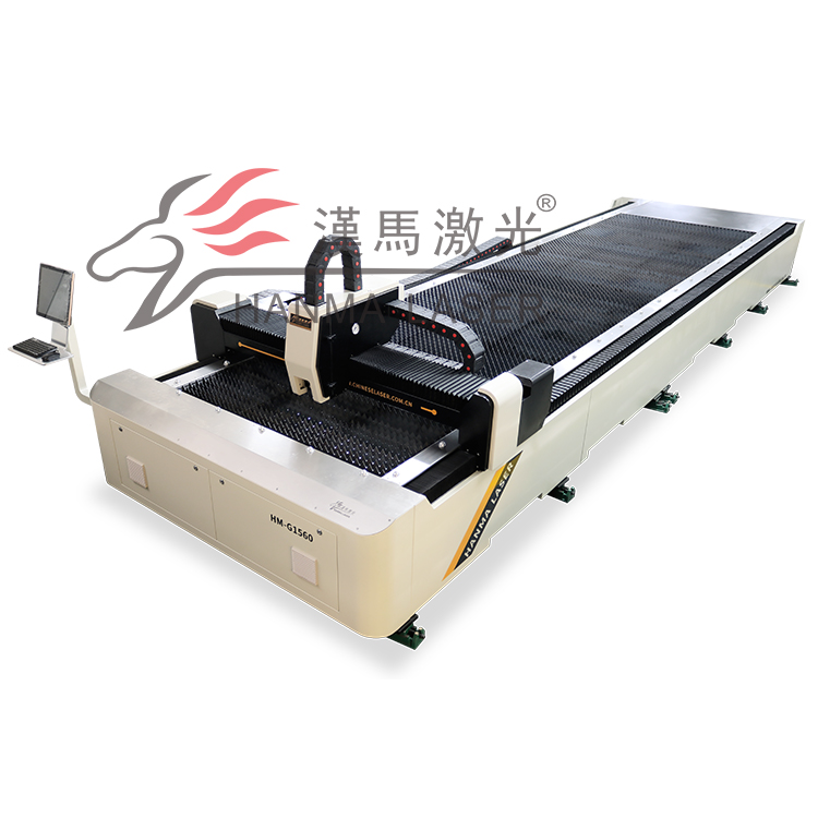 广州汉马光纤机1560G 1500W 2000W 高精度齿条双驱光纤激光切割机 6米激光切割机