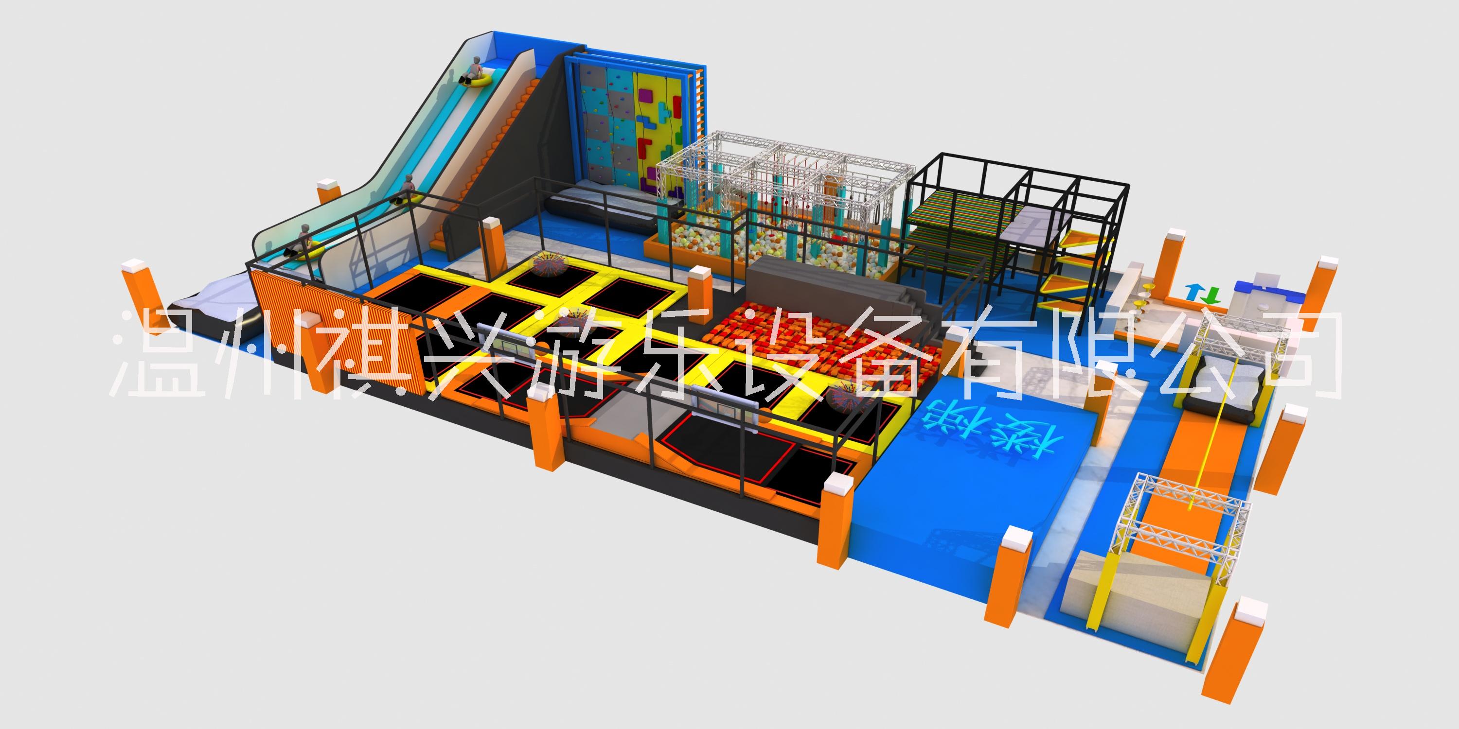 蹦床淘气堡设备温州源头厂家专业定制 儿童乐园