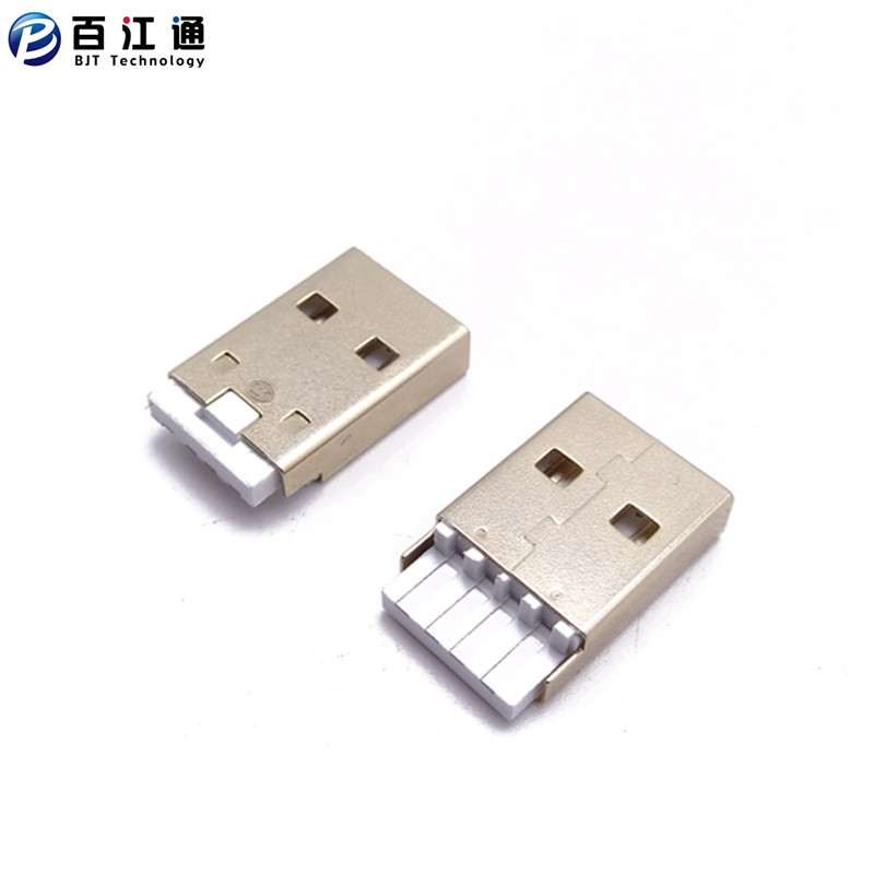 USB公头  USB2.0双面插公头   USB正反插公头  USB焊线式公头  镀金款