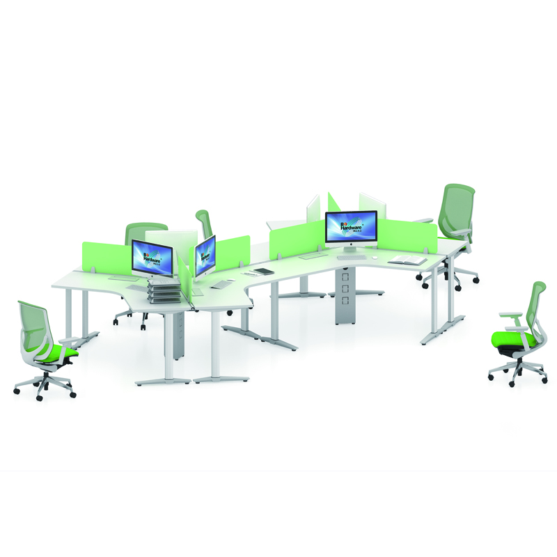 供应用于办公家具的办公桌二人组 深圳众晟办公电脑桌 系统职员工作