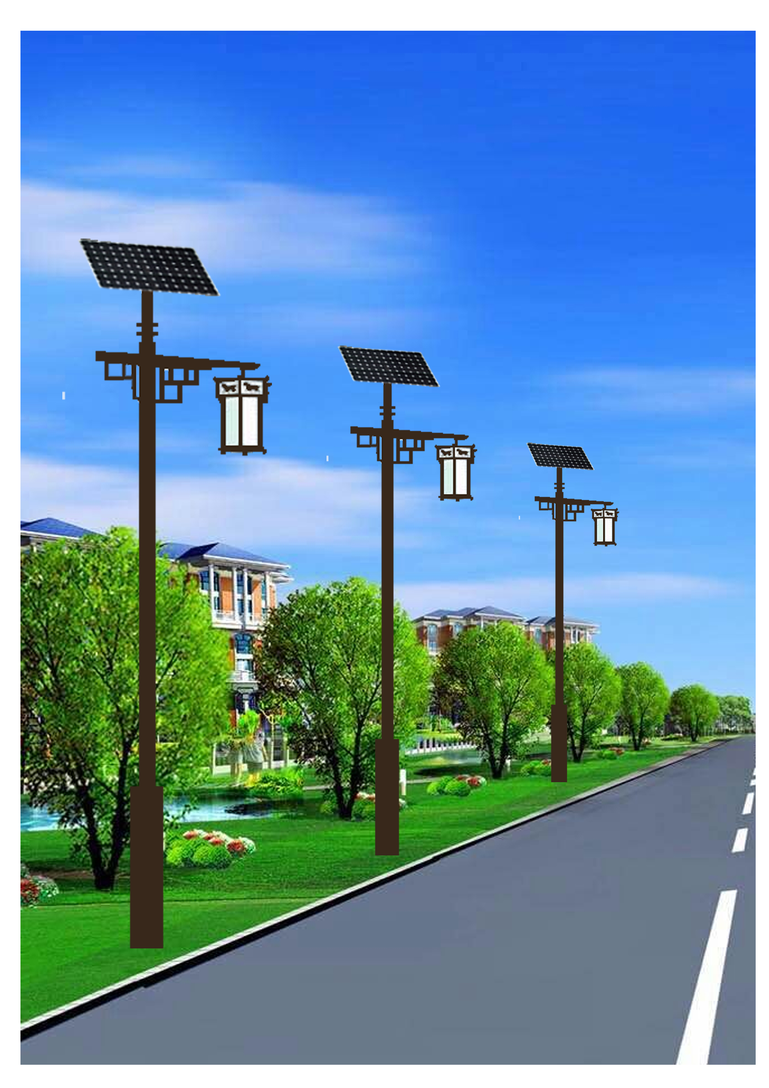 新农村太阳路灯 太阳能路灯一事一议太阳能路灯