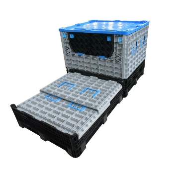 苏州产地货源高承重大空间双层吸塑卡板箱 可拆卸包装塑料卡板箱批发
