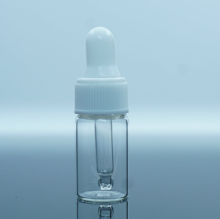 现货供应试用装小玻璃瓶 3ml棕色螺口精油 分装滴管瓶 香水瓶整套