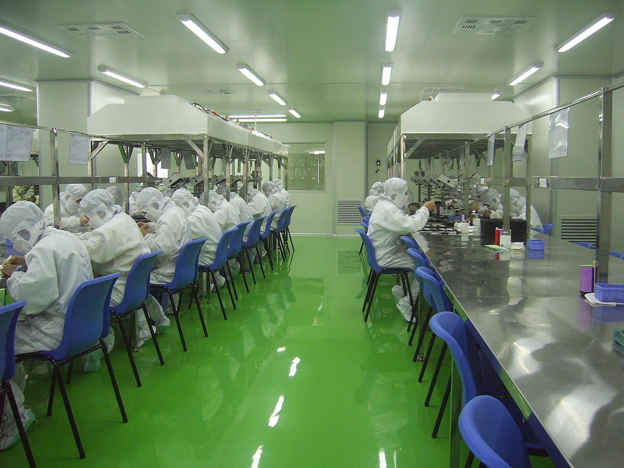 电子厂净化工程，化妆品厂净化工程广州锡海净化科技有限公司图片