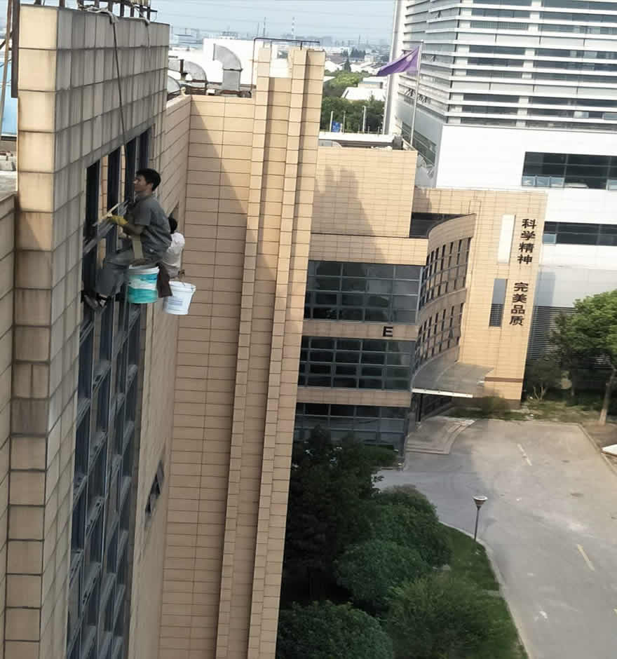 上海蜘蛛人高空外墙清洗服务