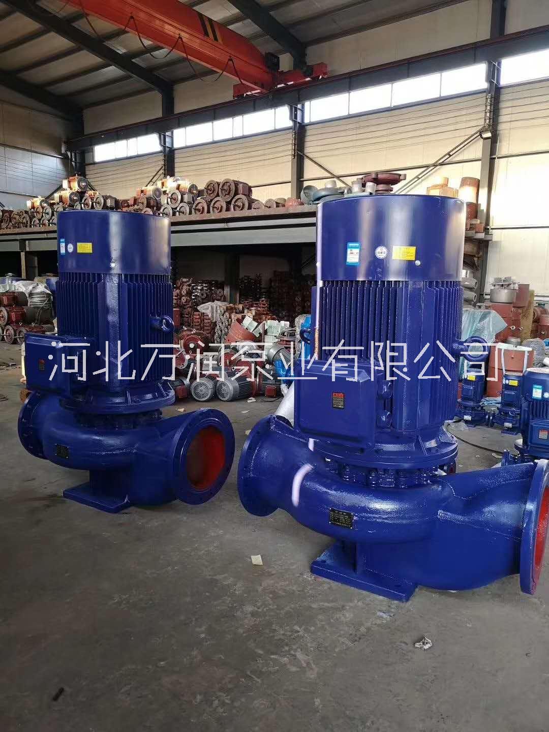 上海 管道泵直联生产厂家，厂家报价（河北万润泵业） 管道泵直联ISG80-200图片