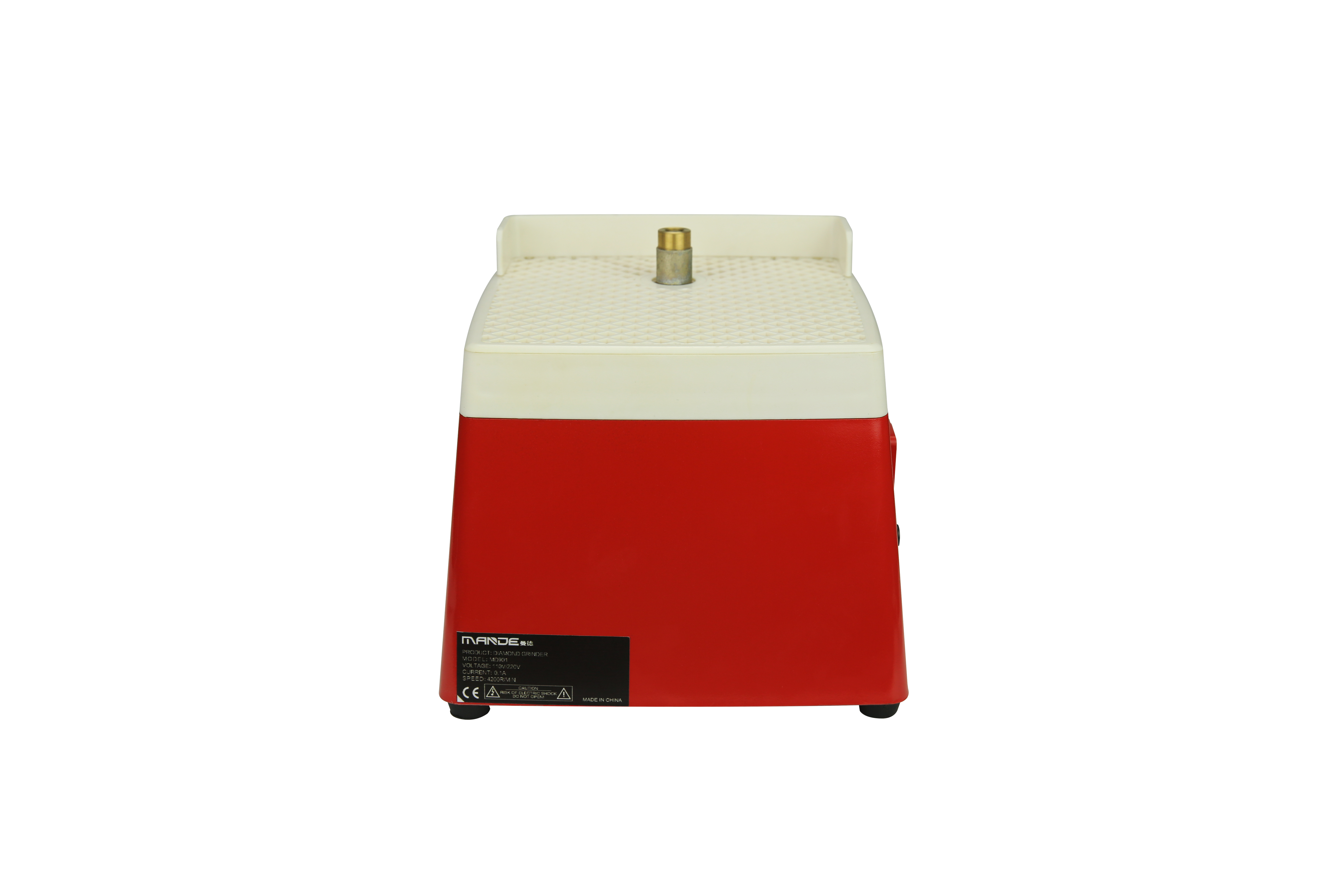 MD901-US 美标插头110v小型迷你家用研磨玻璃红色电动磨台