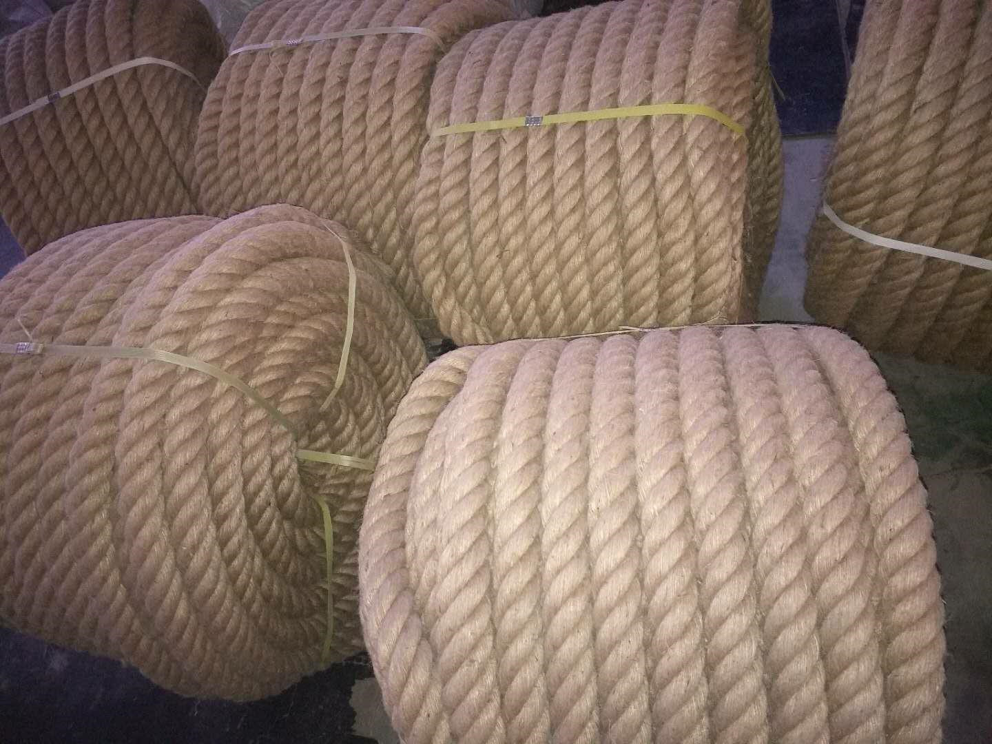孟加拉麻绳 工艺辅料麻绳 两股三股麻绳 拔河绳厂家 量大优惠图片