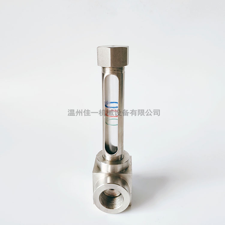 L型单接口小型玻璃管油位计 水位计 定制不锈钢L型玻璃管油位计图片