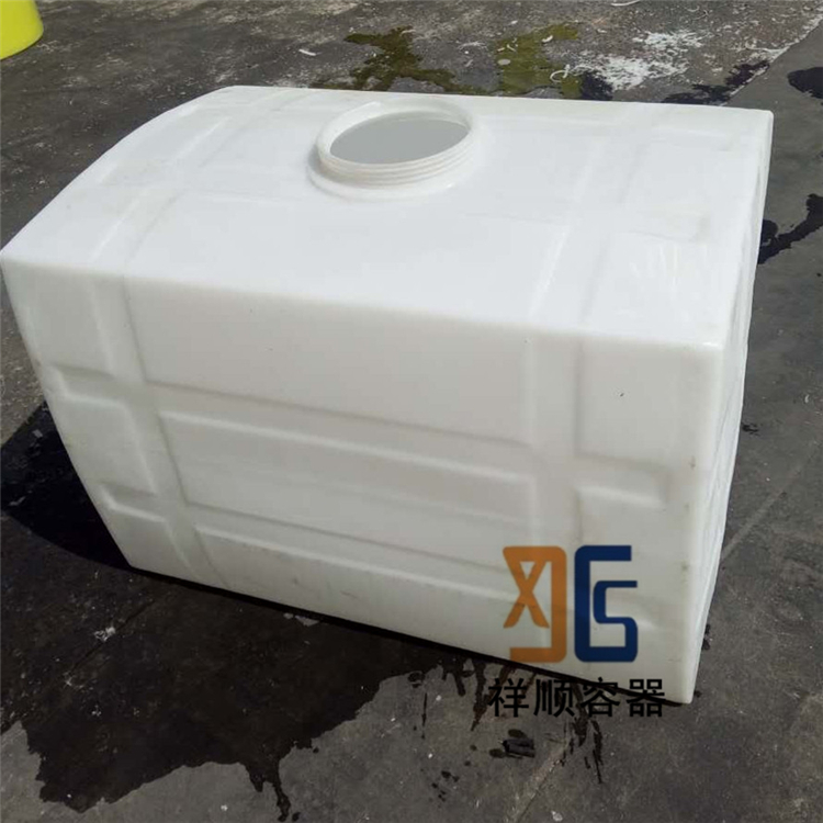 高压清洗车水箱 白色塑料方水罐 车载内置储水箱 全新料PE水桶图片