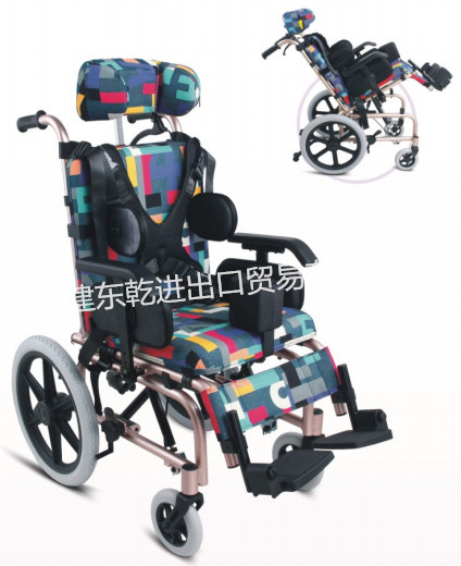 铝合金轮椅福建现货供应轮椅折叠轻便老人残疾人可用 铝合金轮椅