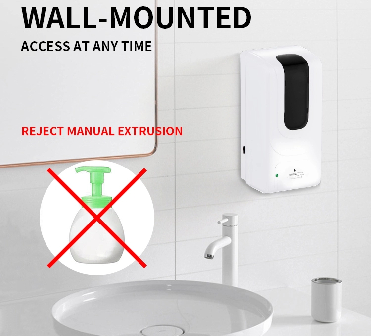 厂家直销 全自动感应皂液器 洗手液机 手消毒机免洗壁挂式图片