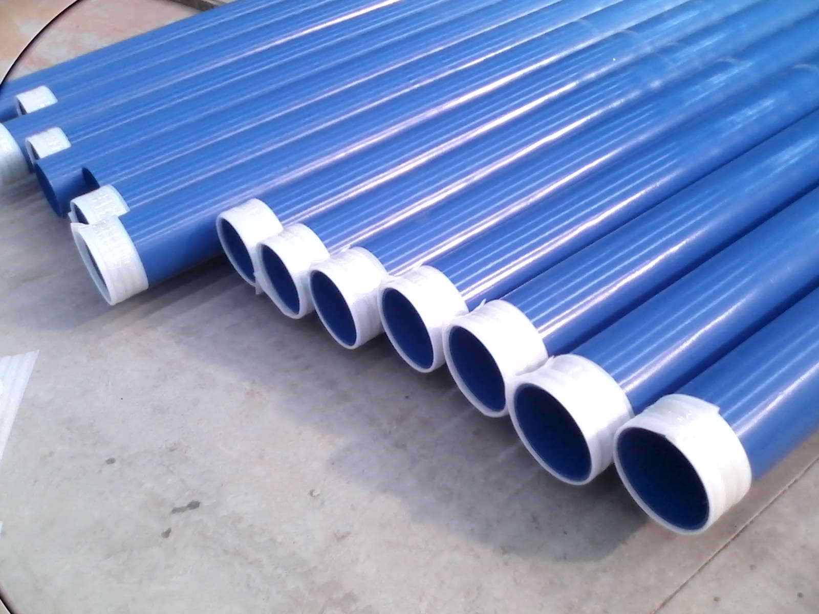 四川厂家直销川阔牌蓝色涂塑钢管 基管焊管螺旋管无缝钢管DN15-DN2000