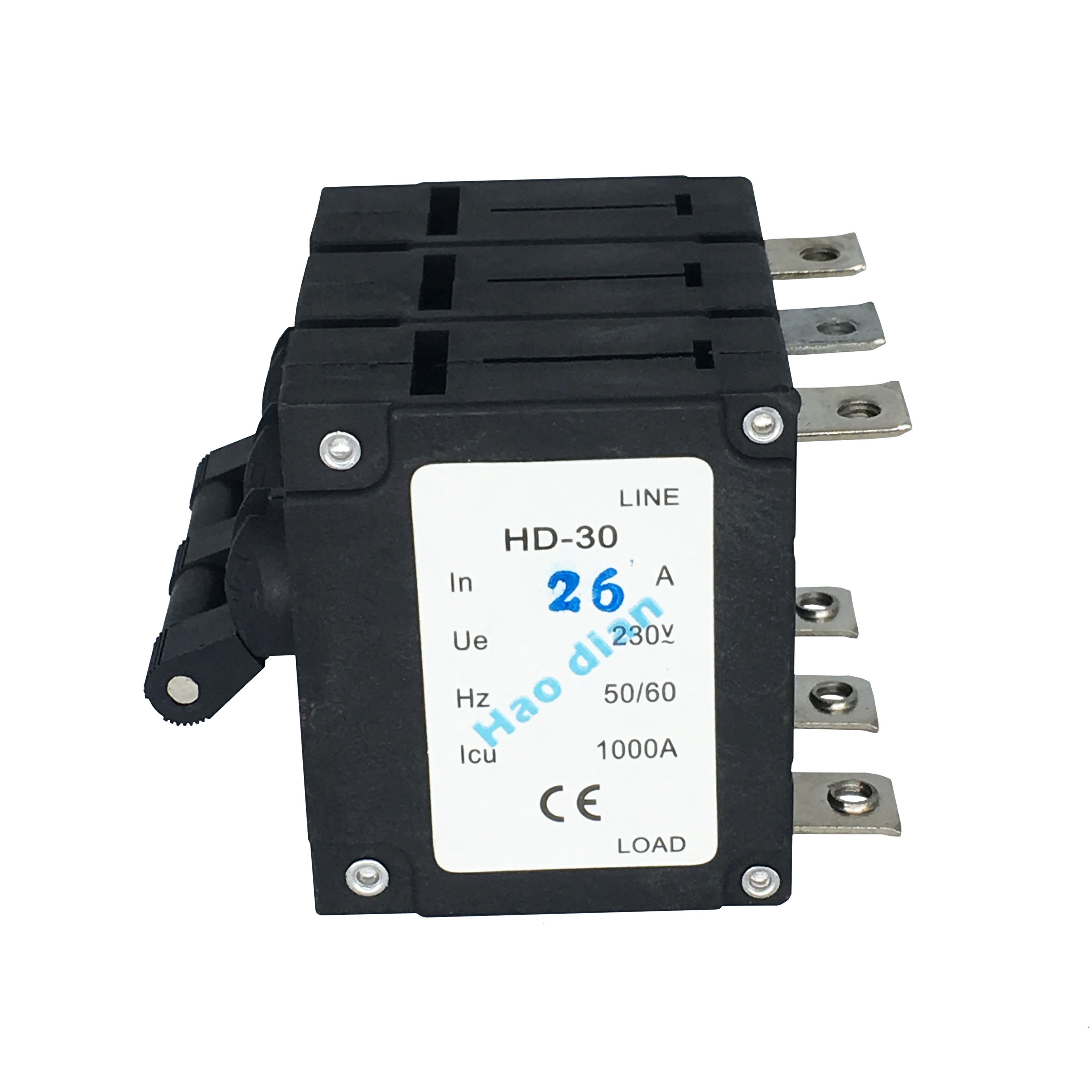 HD-30-3P塑壳电磁断路器供应 液压电磁设备断路器厂家直销
