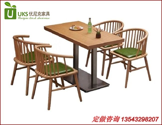 优质茶餐厅桌椅定制西餐厅桌椅咖啡厅桌椅定制批发图片