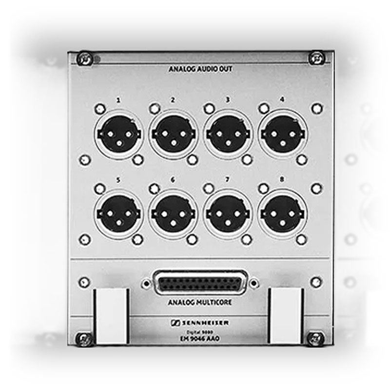 森海塞尔 EM 9046 AAO 模拟输出模块 Sennheiser 无线话筒系统 多通道音频接收机图片
