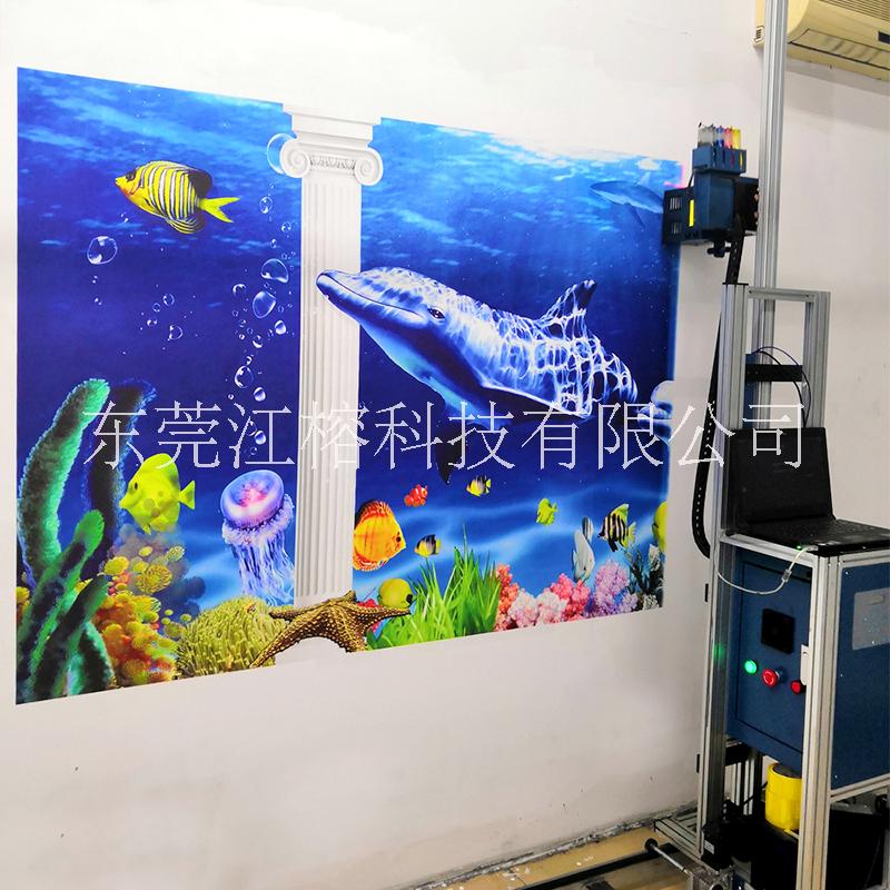 东莞江榕科技双喷头机器户外打印机室内3D背景墙彩绘机喷绘机设备