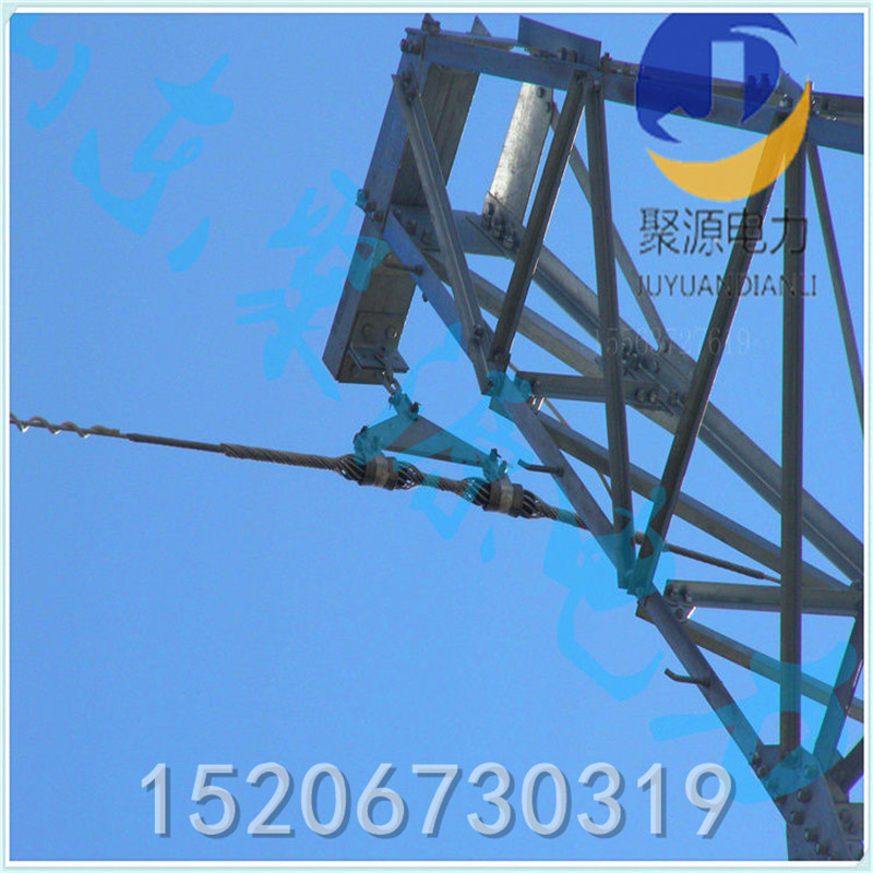 OPGW光缆用双悬垂线夹预绞式光缆悬垂金具串图片