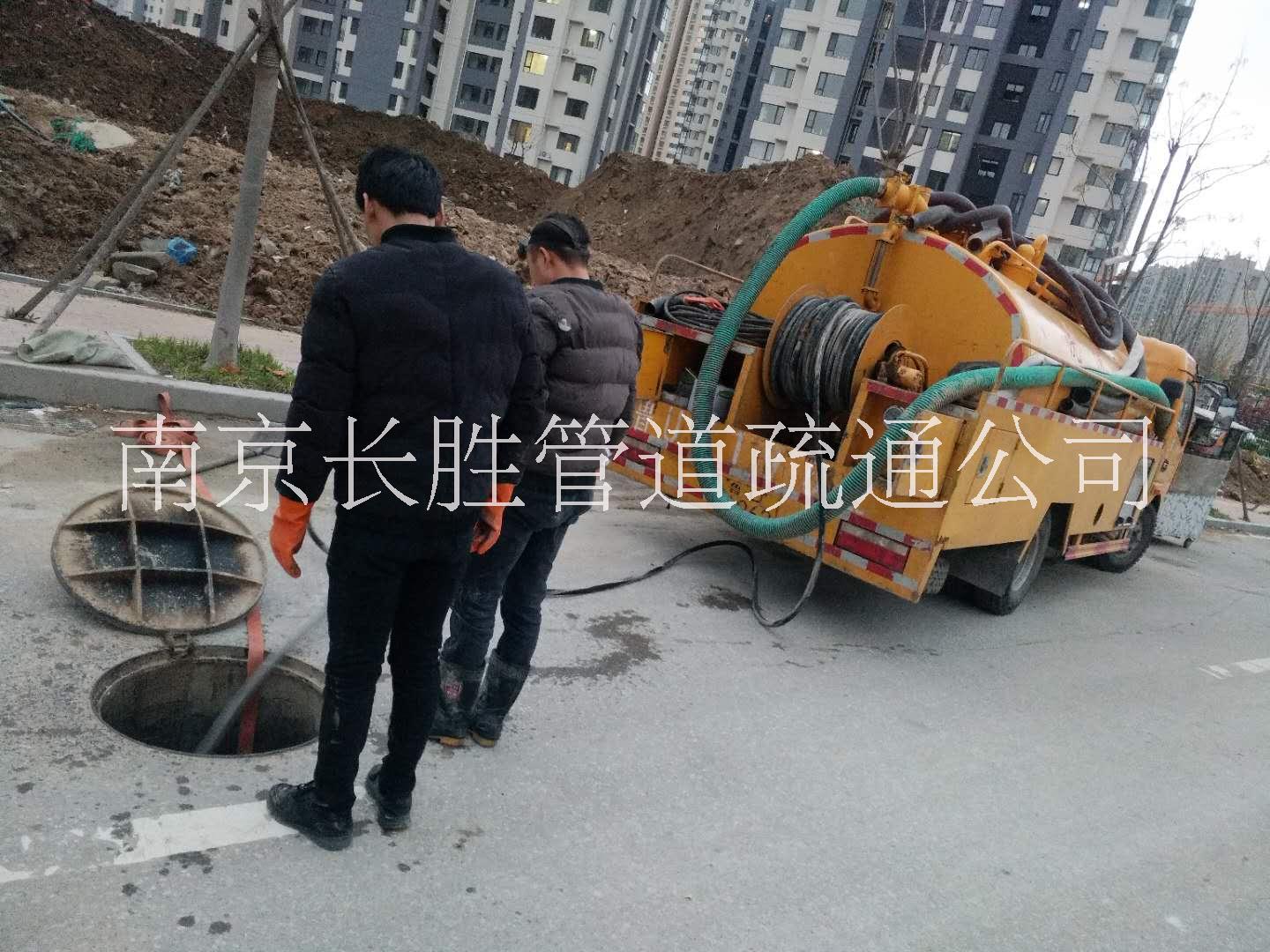 南京市政雨水管道清淤路面积水处理图片