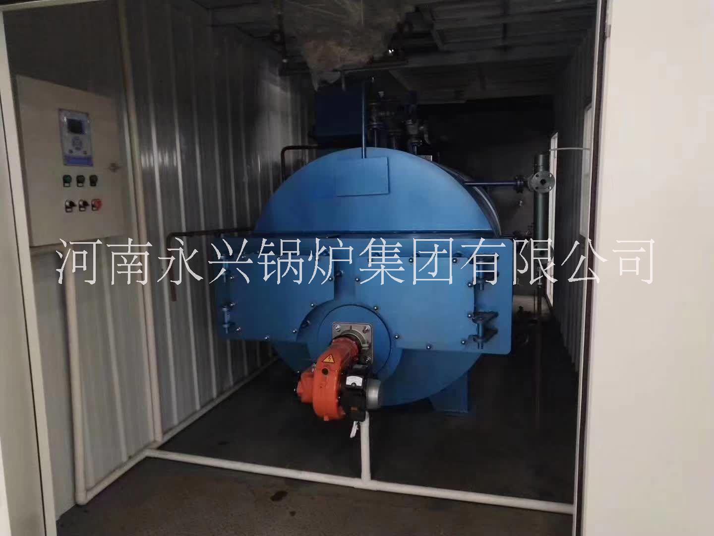 一体式移动燃油燃气集装箱蒸汽锅炉热水锅 集装箱锅炉