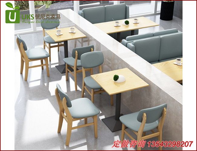 韩式餐厅桌椅量身定做工厂批发