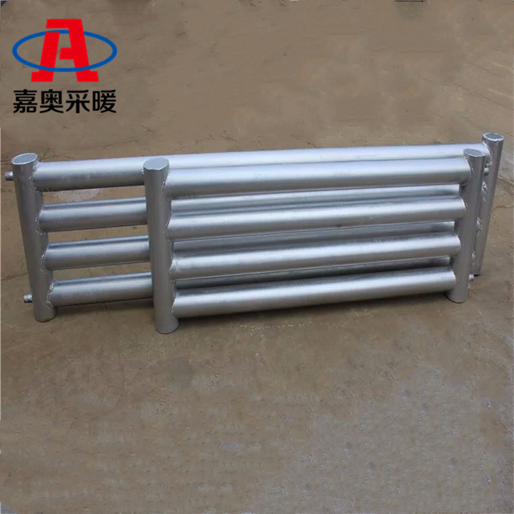 大口径D133-3-6光面排管散热器 光排管散热器品牌安装