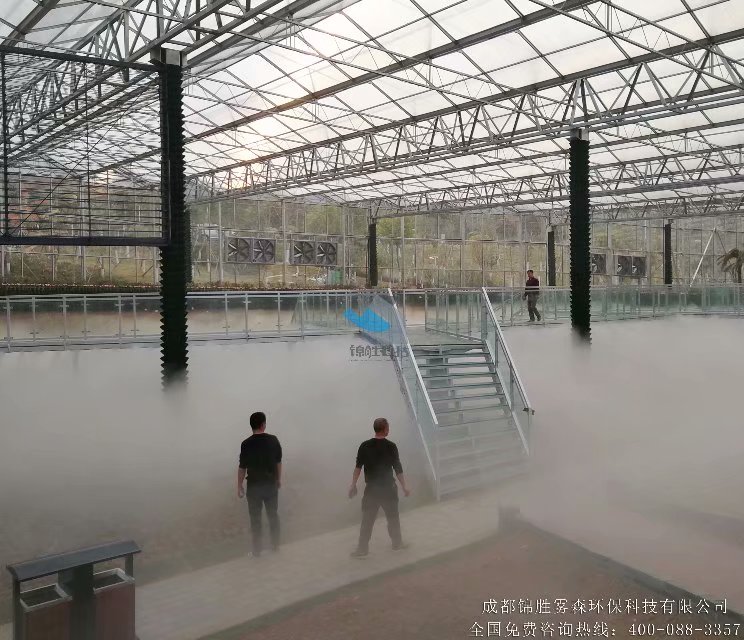 人造雾喷雾系统江西锦胜雾森供应，用于造景，消毒，除尘，降温，灌溉图片
