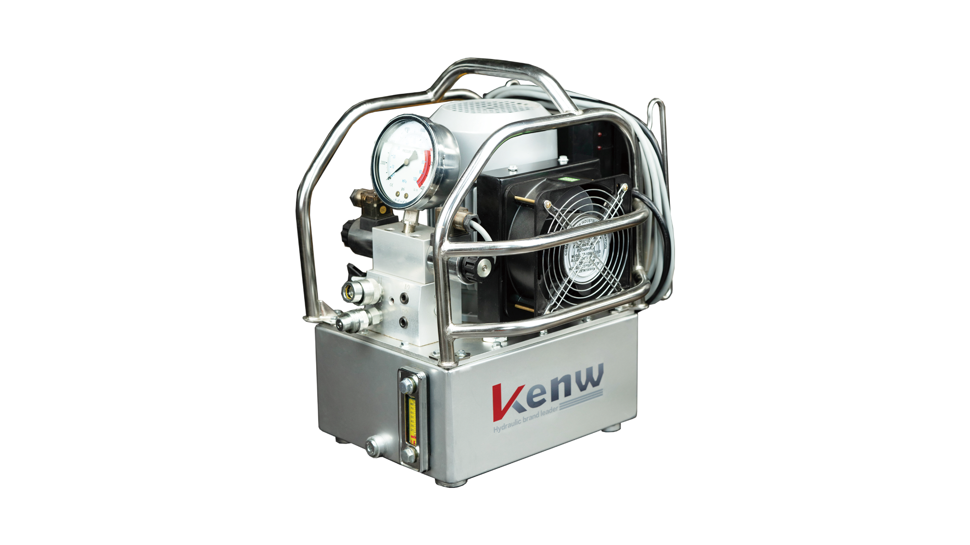 凯恩威 KPHW-08系列液压扳手专用泵站，高性能电磁阀，性能更加稳定、耐用无碳刷电机马达图片