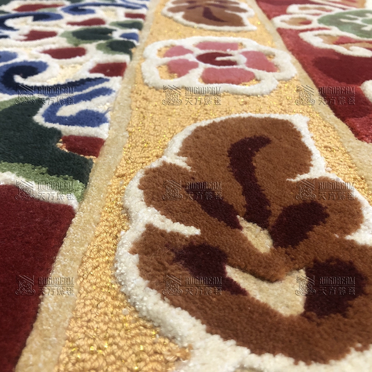地毯厂批发定制贵宾室地毯，金宝华盛20年地毯定制经验