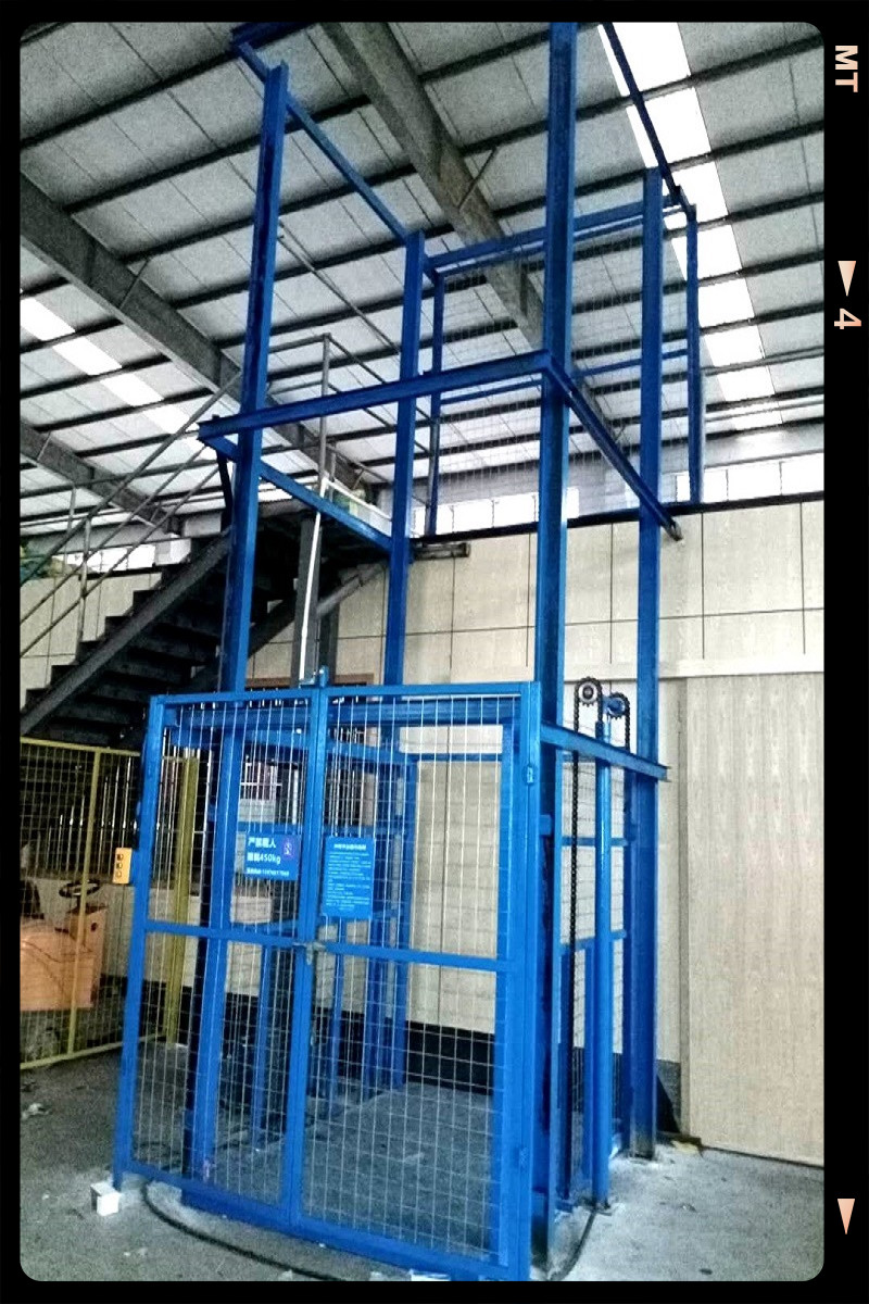 佛山广州工厂直销厂房专用1-5吨 杂物电梯 双轨升降平台  液压货梯升降机图片
