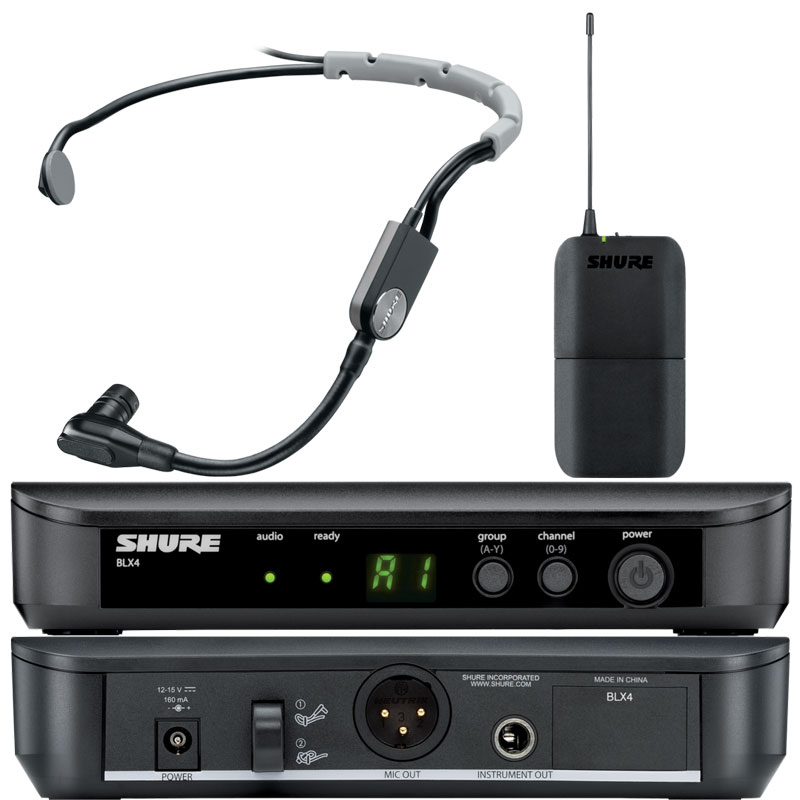 Shure BLX14/SM35 舒尔头戴无线话筒 无线头戴麦克风  BLX14/SM35 带SM35头戴式话筒的无线耳