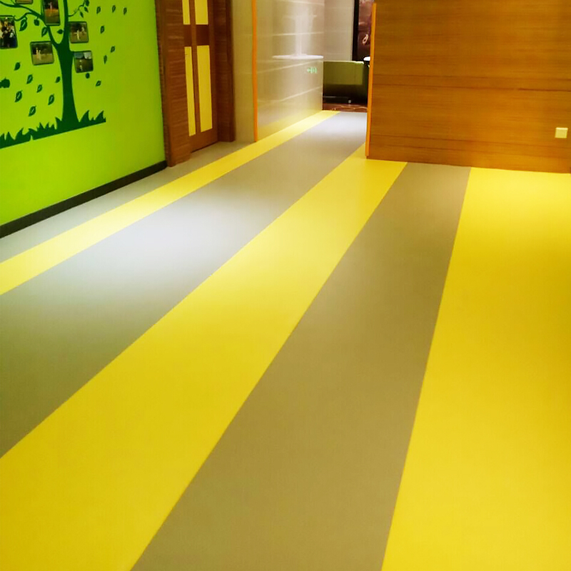 PVC商用弹性塑胶地板 2.0mmPVC商用弹性塑胶地板 华艺PVC商用弹性塑胶地板 2.0mm塑胶地板