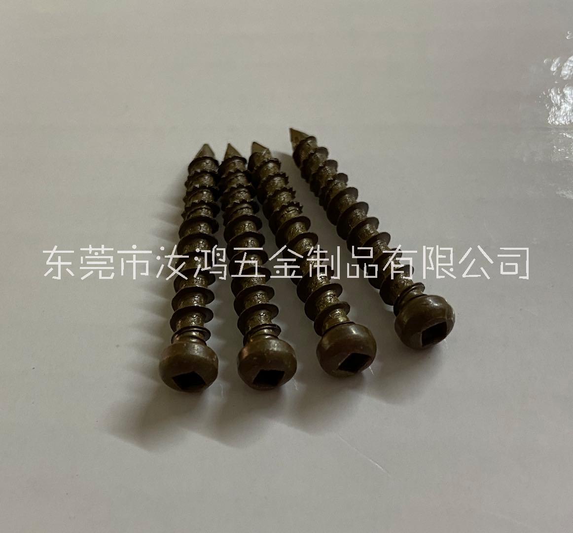 广东厂家自产自销  圆头方孔水泥钉带齿牙 非标订制 防锈处理 钻石尾水泥钉图片