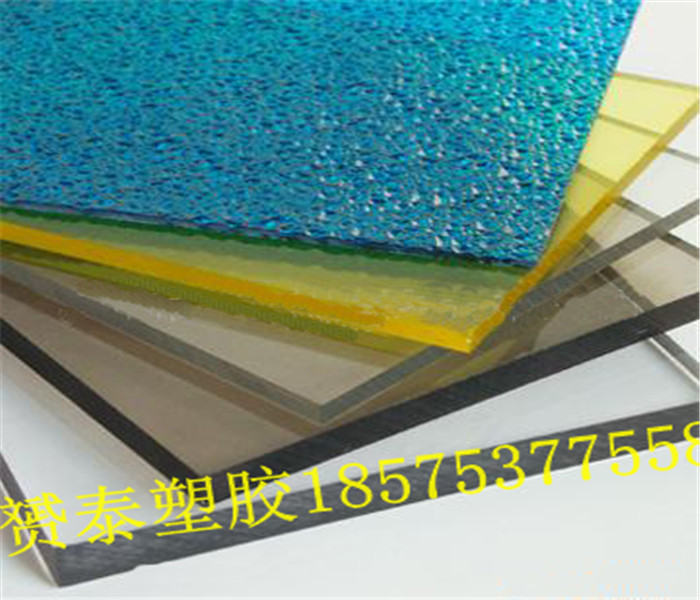 瓦玻璃钢FRP蓝色阳光板采光板PC耐力板雨棚车棚树脂玻璃纤维