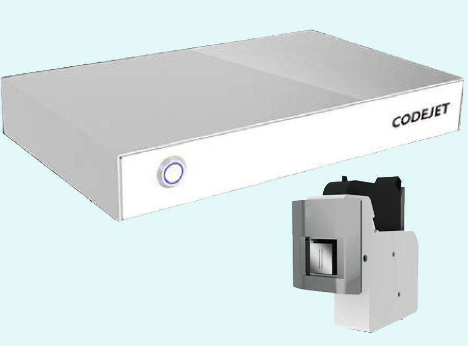 CODEJET高速热发泡打印机，适合彩钢、钢板、铝板生产线高速热发泡打印喷码运用图片