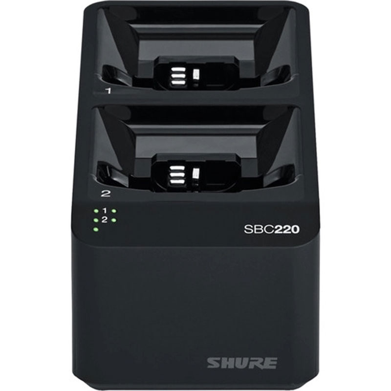 Shure SBC220 舒尔2单元联网插座充电器