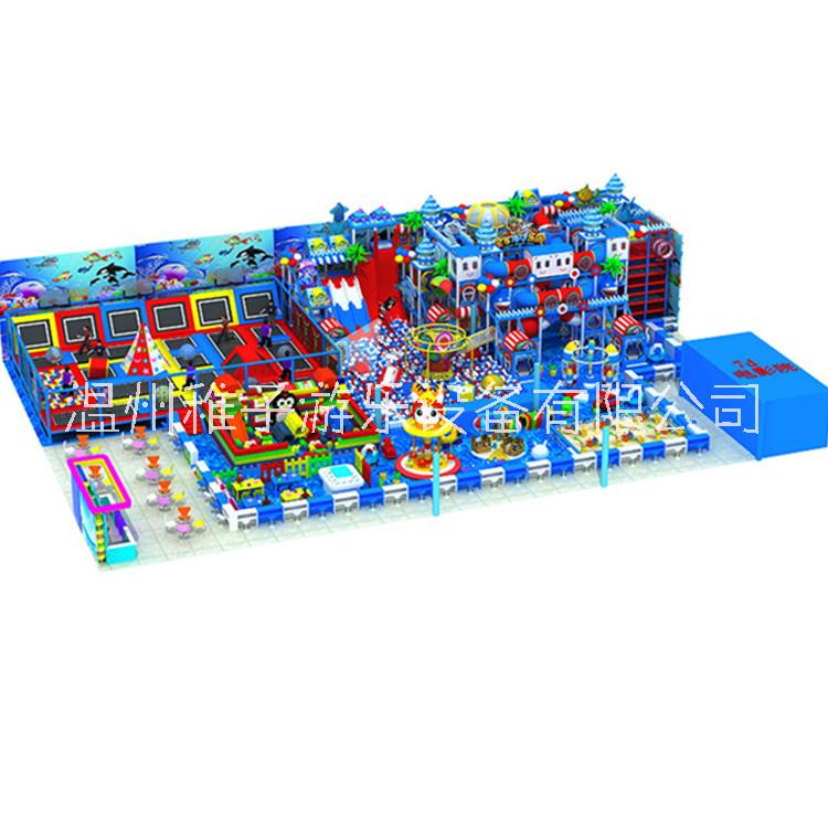 糖果淘气堡 新款儿童乐园室内设备大型马卡龙色淘气堡百万海洋球池厂家定制图片
