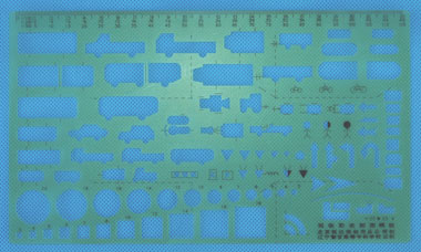 交通现场绘图模板  现场绘图模具