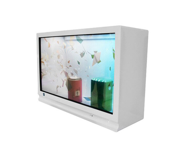 厂家供应透明液晶屏智能3D展示柜珠宝橱窗展示柜图片